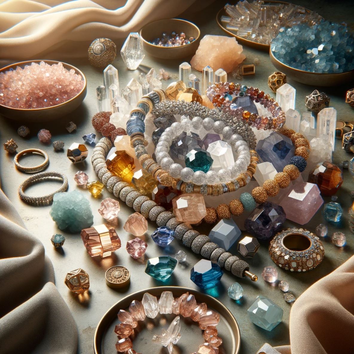 Linsae Handcrafted Custom Mystic Crystal Bracelet