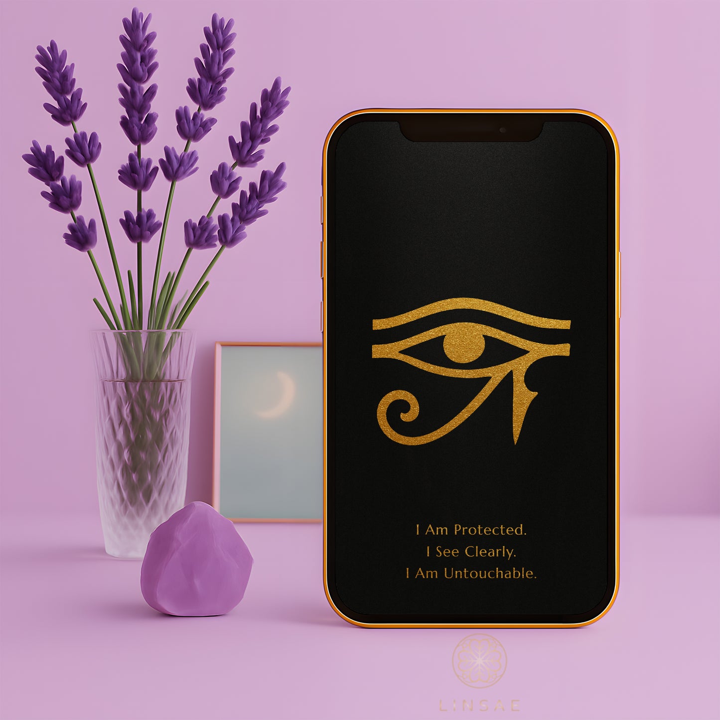 Sacred Eye of Horus Phone Wallpaper Set + Manifestation Ritual Guide