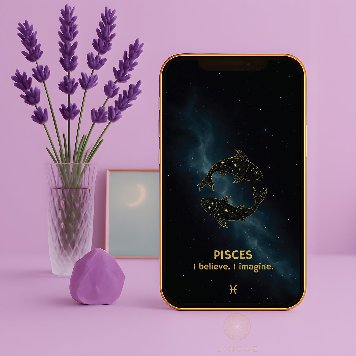 Pisces Phone Wallpaper – Intuitive Dream Charm + Bonus Soul Ritual PDF