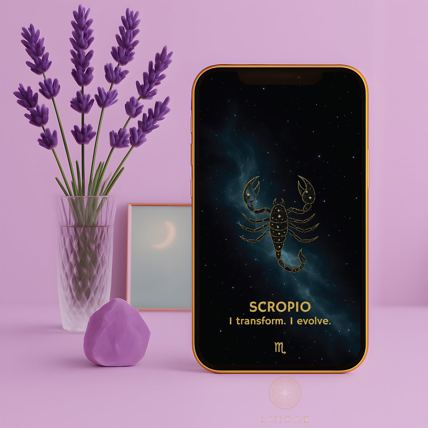 Scorpio Phone Wallpaper – Dark Phoenix Charm + Bonus Shadow Ritual PDF
