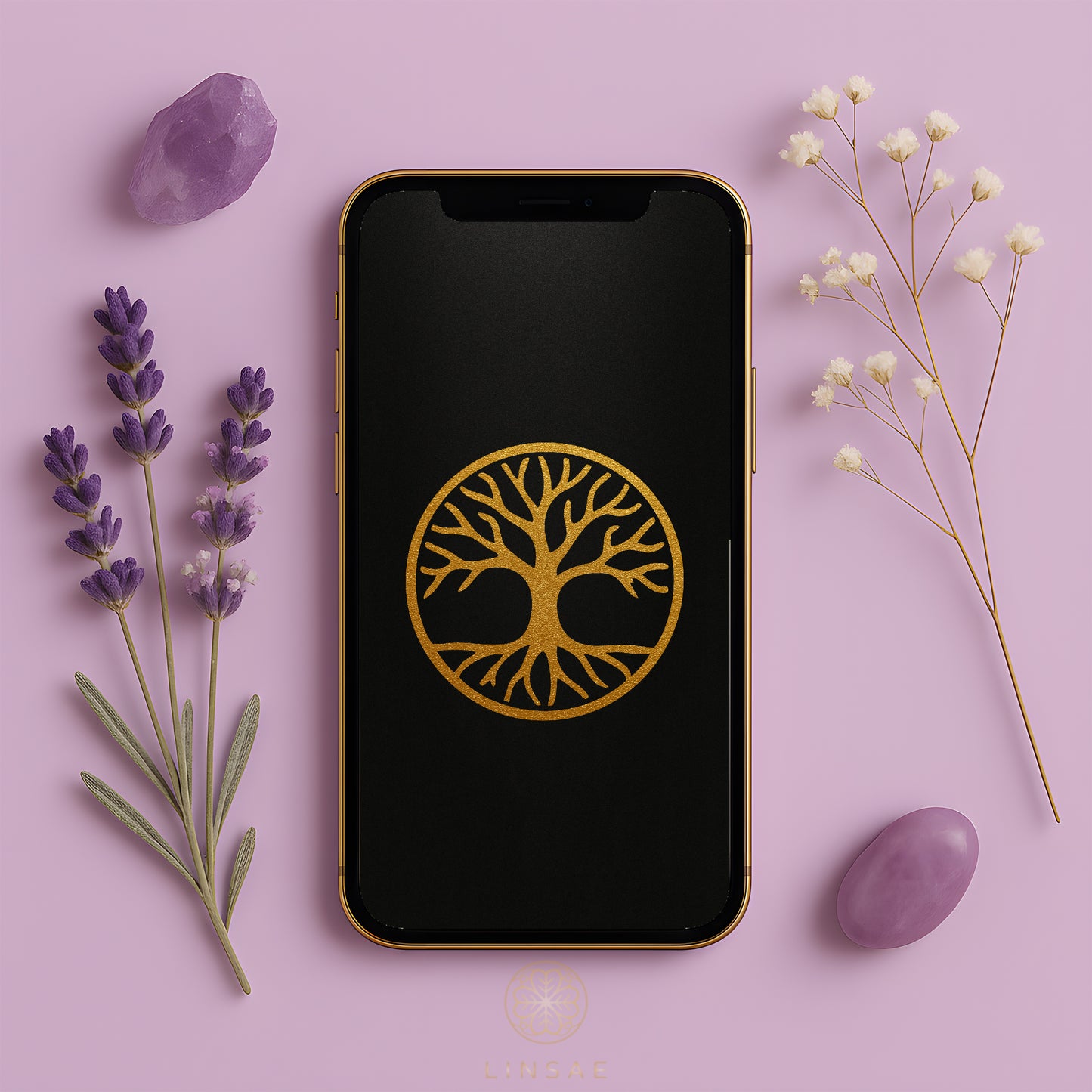 Sacred Tree of Life Phone Wallpaper Set + Manifestation