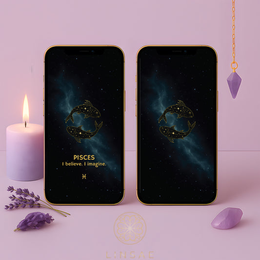 Pisces Phone Wallpaper – Intuitive Dream Charm + Bonus Soul Ritual PDF